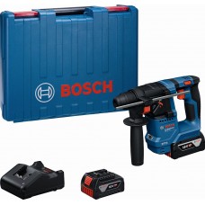 BOSCH GBH 18V-18 PROFESSIONAL Vrtací kladivo s SDS plus, kufr, 2× GBA 4,0 Ah 0611927002