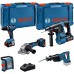 BOSCH GSB+GBH+GWS+GSA+GL+3×5+GAL PROFESSIONAL Sada 5 ks 18V nářadí 0615A5007S