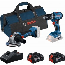 BOSCH PROFESSIONAL GSB 18V-45+GWS 18V-8+(2x GBA 4.0Ah,GAL 18V-40, brašna) 0615V0001Y