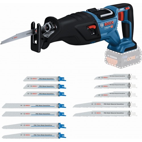 BOSCH GSA 18V-28 PROFESSIONAL Pila ocaska + 25dílná sada pilových listů 0615V0003G BOSCH GSA 18V-28 PROFESSIONAL Pila ocaska + 25dílná sada pilových listů 0615V0003G