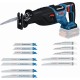 BOSCH GSA 18V-28 PROFESSIONAL Pila ocaska + 25dílná sada pilových listů 0615V0003G