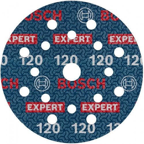 BOSCH Brusný kotouč EXPERT O780 s fólií, 125 mm, G120, 50ks 2608902410