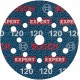 BOSCH Brusný kotouč EXPERT O780 s fólií, 125 mm, G120, 50ks 2608902410
