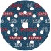 BOSCH Brusný kotouč EXPERT O780 s fólií, 125 mm, G150, 50ks 2608902411