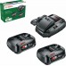 BOSCH Startovací sada 18 V 2× (2,5 Ah + AL 1830 CV) 1600A011LD