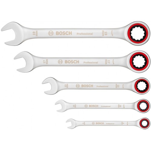 BOSCH Sada ráčnových klíčů – 5 ks PROFESSIONAL 1600A02Z3D