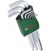 BOSCH Sada šestihranných klíčů 9 kusů 1600A032V1