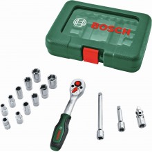 BOSCH 1/4" ráčna v sadě 15 dílů 1600A03EG1