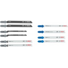 BOSCH Sada pilových plátků pro přímočaré pily Wood and Metal, 10 ks 2607012072