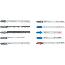 BOSCH Sada pilových plátků pro přímočaré pily Multi Material, 10 kusů 2607012073