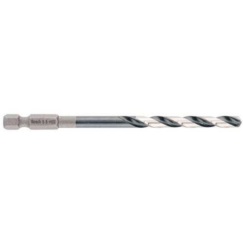 BOSCH Spirálový vrták s šestihrannou stopkou HSS 5,5 mm 5.5 x 57 x 98 mm 2608577057