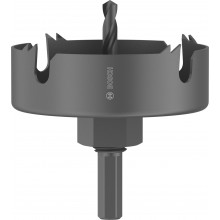 BOSCH Děrovka s adaptérem na dřevo a sádrokarton, 80 × 27 mm 2608594500