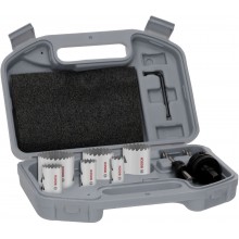 BOSCH Multi Material Sada děrovek se závitem, 19; 22; 29; 38; 44; 57 × 40 mm 2608594612