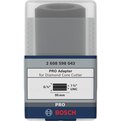 BOSCH Adaptér pro diamantové vrtací korunky 1 1/4" UNC, G 1/2" 2608598043