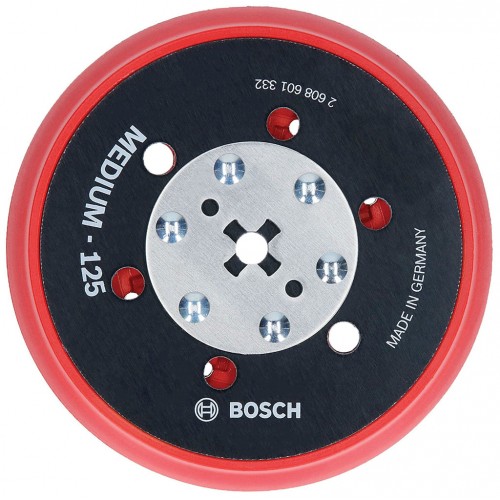 BOSCH Brusný talíř, multiděrování 125 mm, střední 2608601332