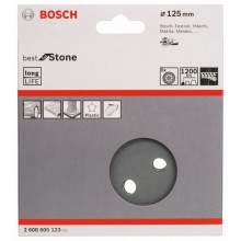 BOSCH Brusný papír F355, balení 5 ks 125 mm, 1200 2608605123