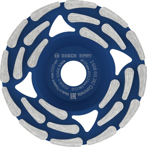 BOSCH Diamantový hrncový kotouč EXPERT Concrete 125 × 22,23 × 5 mm 2608615282