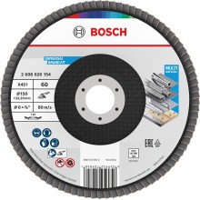 BOSCH Lamelový brusný kotouč X451, 150 × 22,23 mm, G60, T29 2608626154