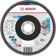 BOSCH Lamelový brusný kotouč X451, 150 × 22,23 mm, G80, T29 2608626155