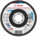 BOSCH Lamelový brusný kotouč X451, 115 × 22,23 mm, G40, T29, 15 ks 2608626167