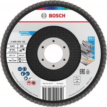BOSCH Lamelový brusný kotouč X451, 125 × 22,23 mm, G80, T29, 15 ks 2608626177