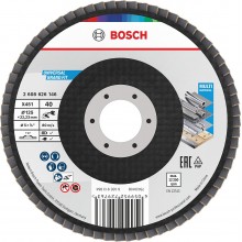 BOSCH Lamelový brusný kotouč X451, 125 × 22,23 mm, G120, T27, 15 ks 2608626182