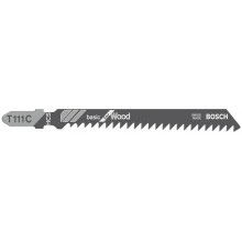 BOSCH Pilový plátek do kmitací pily T 111 C, Basic for Wood 2608630808