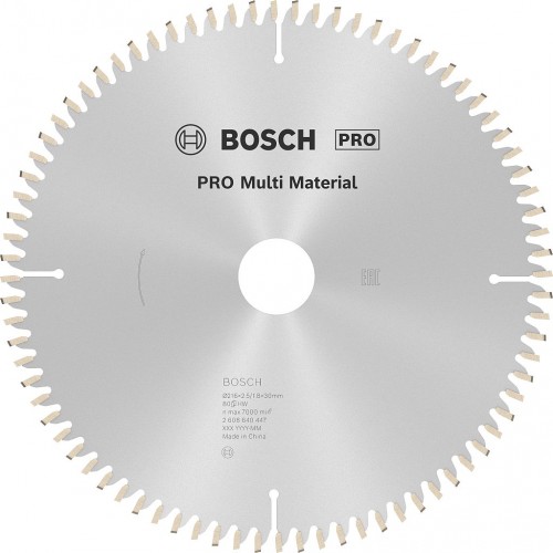 BOSCH Pilový kotouč Multi Material, 216x2,5/1,8 mm 2608640447
