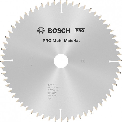 BOSCH Pilový kotouč PRO Multi Material pro okružní pilu, 254 × 3,2 × 30 mm 2608640449