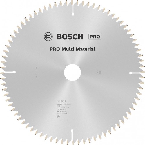 BOSCH Pilový kotouč PRO Multi Material pro okružní pilu, 254 × 3,2 × 30 mm, 2608640450
