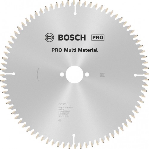 BOSCH Pilový kotouč PRO Multi Material pro okružní pilu, 250 x 30 x 3,2 mm; 80 2608640516