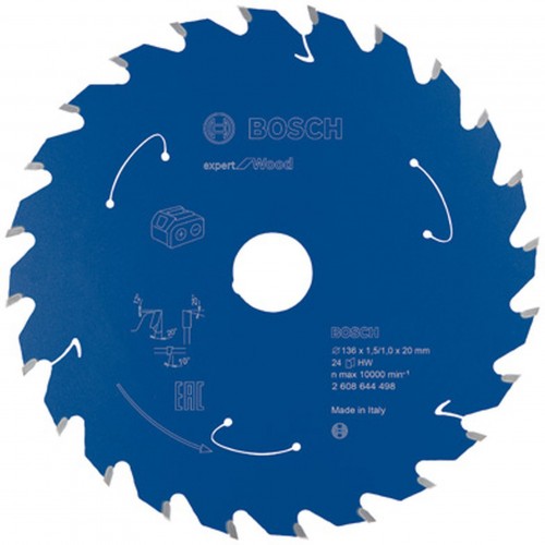 BOSCH Pilový kotouč Expert for Wood pro aku pily 136×1,5/1×20 T24 260864498