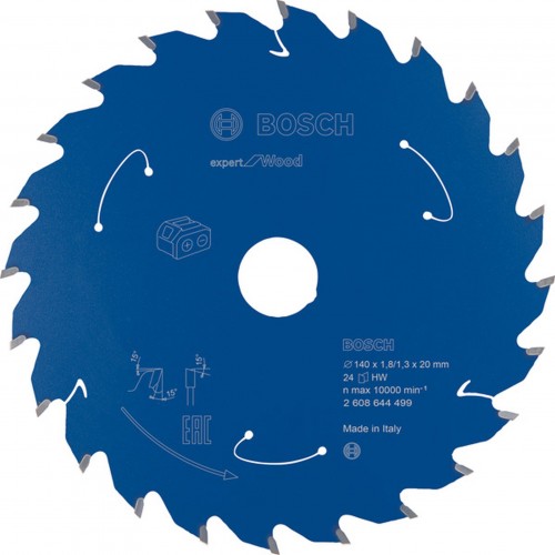BOSCH Pilový kotouč pro aku pily; Expert for Wood 140x20x1,8/1,3x24T 2608644499