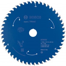 BOSCH Pilový kotouč pro aku pily; Expert for Wood 165x20x1,5/1x48T 2608644509