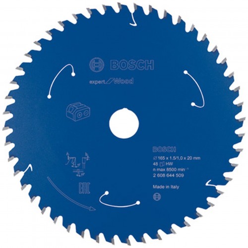 BOSCH Pilový kotouč pro aku pily; Expert for Wood 165x20x1,5/1x48T 2608644509