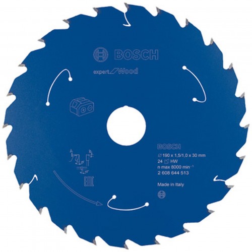 BOSCH Pilový kotouč Expert for Wood pro akumulátorové pily 190×1,5/1×30 T24 2608644513