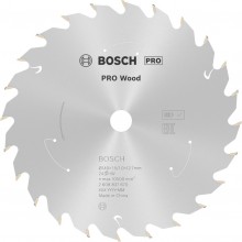BOSCH Pilový kotouč PRO Wood cordless 140x12,7x1,5/1,0x24T 2608837670
