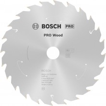 BOSCH Pilový kotouč PRO Wood cordless 165x20x1,5/1,0x24T 2608837685