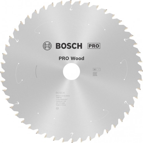 BOSCH Pilový kotouč pro aku pily; Standard for Wood 250x30x2,2/1,6x48T 2608837728