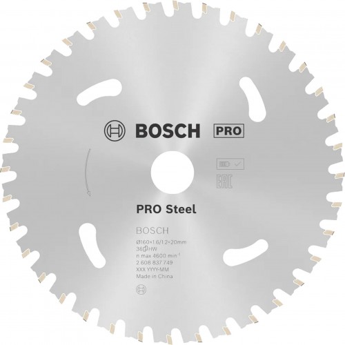 BOSCH Pilový kotouč pro aku pily; Standard for Steel 136x20x1,6/1,2x30T 2608837746 BOSCH Pilový kotouč pro aku pily; Standard for Steel 136x20x1,6/1,2x30T 2608837746