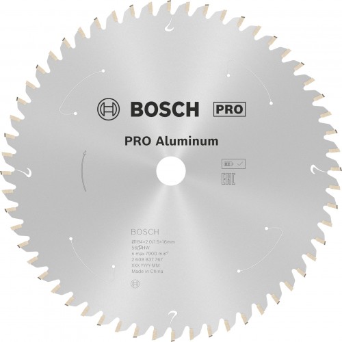 BOSCH Pilový kotouč PRO Aluminium cordless, 184 × 2 × 16 mm 2608837767