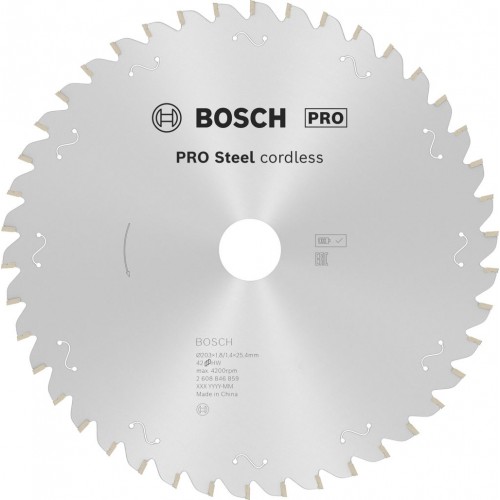BOSCH PRO Steel cordless Pilový kotouč, 203 × 1,8 × 25,4 mm 2608846859