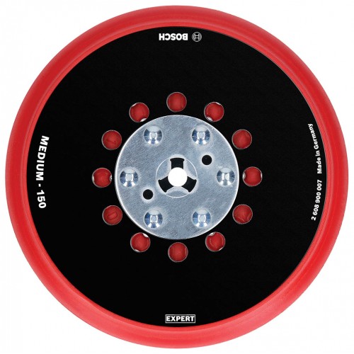 BOSCH Podložné brusné talíře EXPERT univerzální multiděrované 150 mm, střední 2608900007