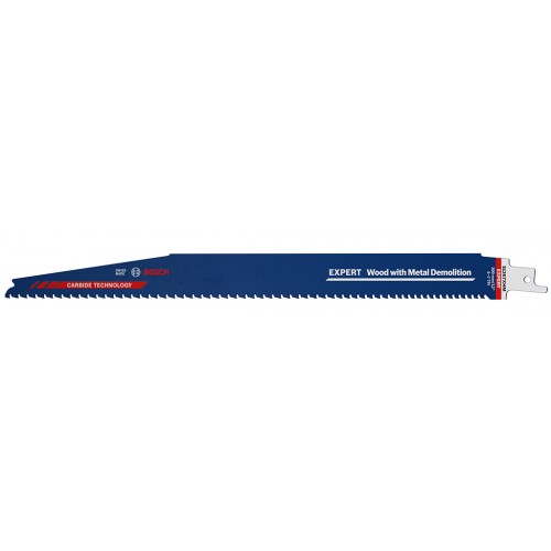BOSCH Pilový list do pily ocasky S 1267 XHM EXPERT Wood with Metal Demolition, 10 ks 2608900402