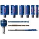 BOSCH Sada děrovek EXPERT Construction Material 20/25/32/38/51/64 mm, 10 ks 2608900490