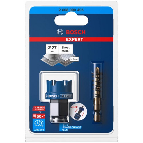 BOSCH Děrovka EXPERT Sheet Metal 27 × 5 mm 2608900495