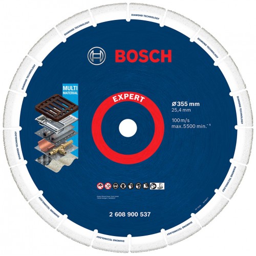 BOSCH Velký řezný kotouč EXPERT Diamond Metal Wheel 355 × 25,4 mm 2608900537