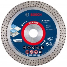 BOSCH Diamantový řezný kotouč EXPERT HardCeramic 76 mm, 76 × 1,5 × 10 mm 2608900652