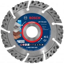 BOSCH Diamantový řezný kotouč EXPERT MultiMaterial 115 × 22,23 × 2,2 × 12 mm 2608900659