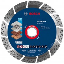 BOSCH Diamantový řezný kotouč EXPERT MultiMaterial 180 × 22,23 × 2,4 × 12 mm 2608900662